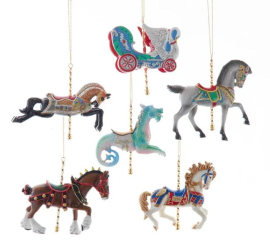 2025 Carousel Ornament Set