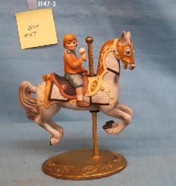 Boy on Carousel Horse
