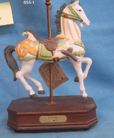 Dentzel White Carousel Horse