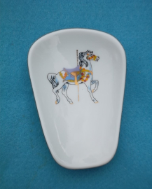 Spoon rest  medium  White horse