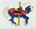 Blue horse sun catcher