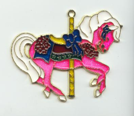 Pink horse sun catcher